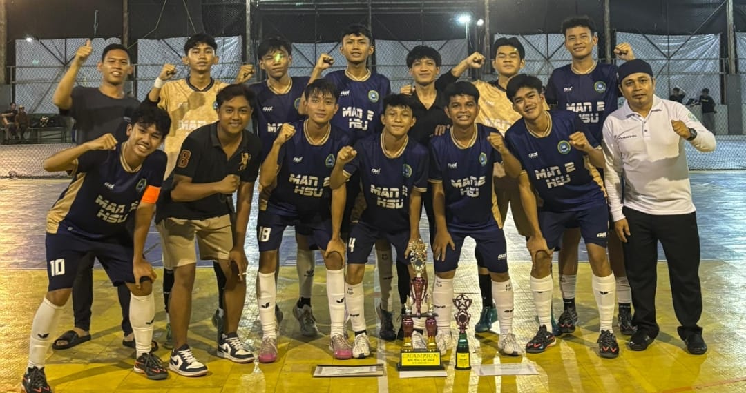 Tampil Gemilang di Banua 6 MAN 2 HSU Sabet Juara 1 AFK Futsal 2026